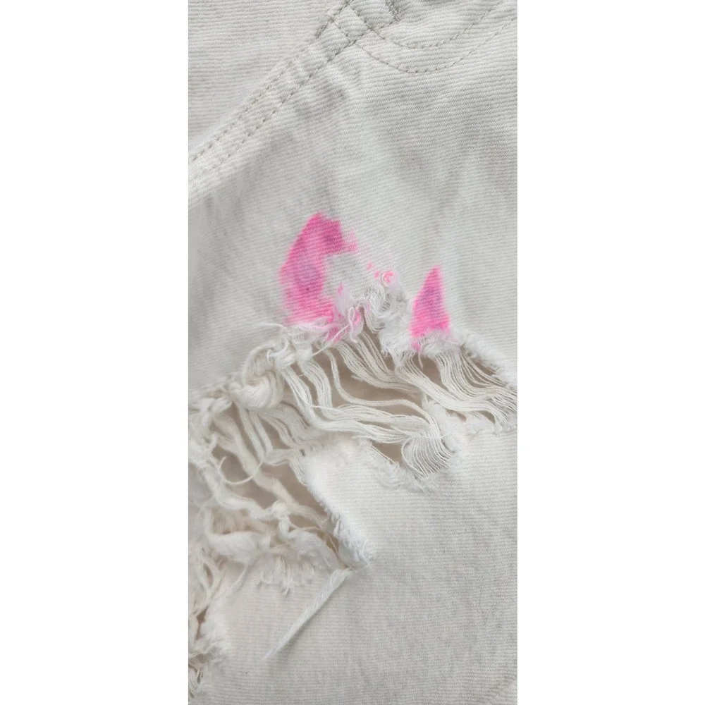 New NWT‎ Aero 90's Baggy White Denim Jeans Flawed Size 4R